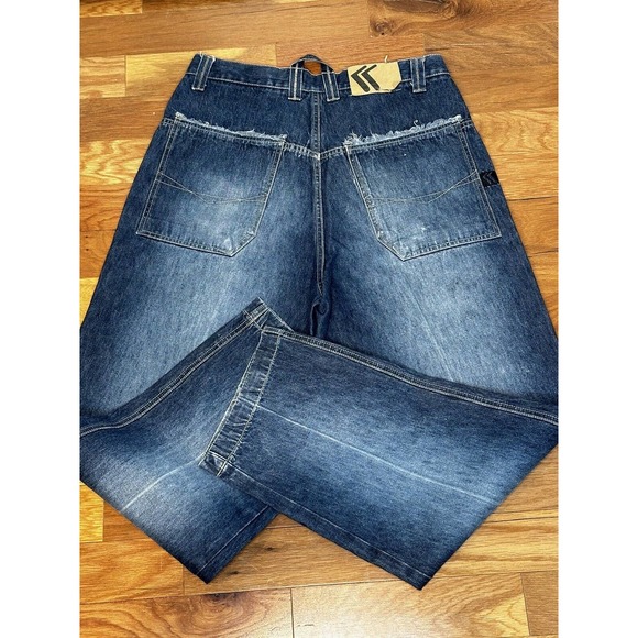 Kani Men's Jeans Vintage Y2K Hip Hop 90s GUC 32x32 - Picture 4 of 4